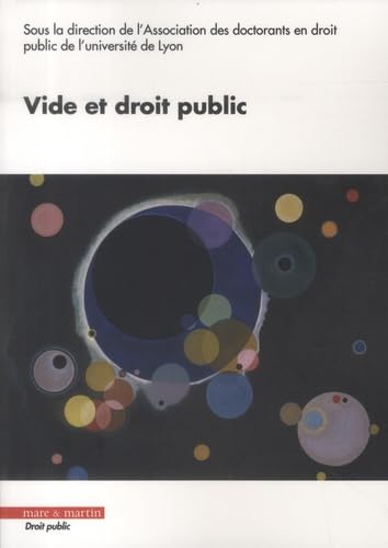 Vide et droit public - COLLECTIF