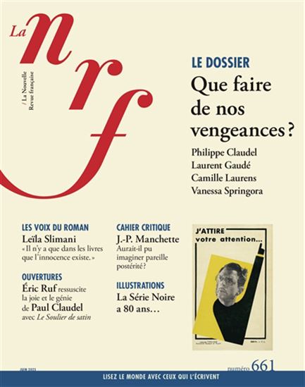Nouvelle revue française #661 - COLLECTIF