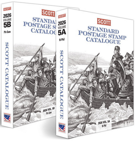 Scott 2026 Standard Postage Stamp Catalogue Volume 5a & 5b (Countries N-SAM) - COLLECTIF