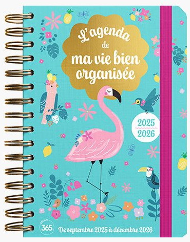 Agenda de ma vie bien organisée 2025-2026