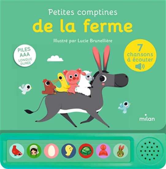 Petites comptines de la ferme N. éd. - LUCIE BRUNELLIÈRE