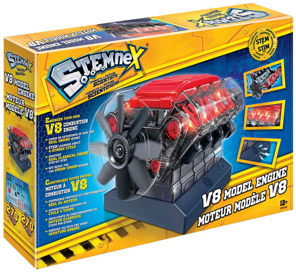 Stemnex : moteur modèle V8