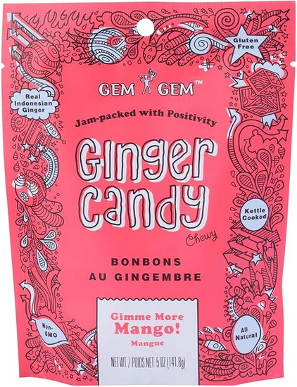 Bonbons au gingembre mangue 100g