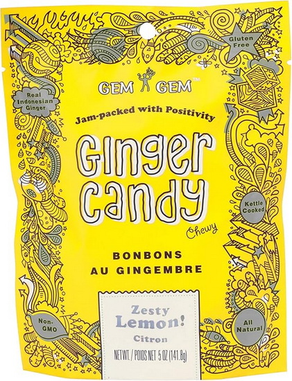 Bonbons au gingembre citron 100g