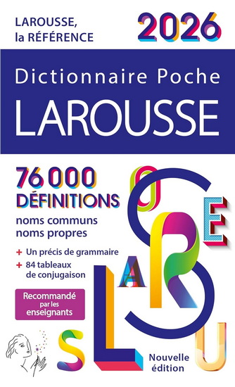 Dictionnaire Larousse poche 2026 N. éd. - COLLECTIF