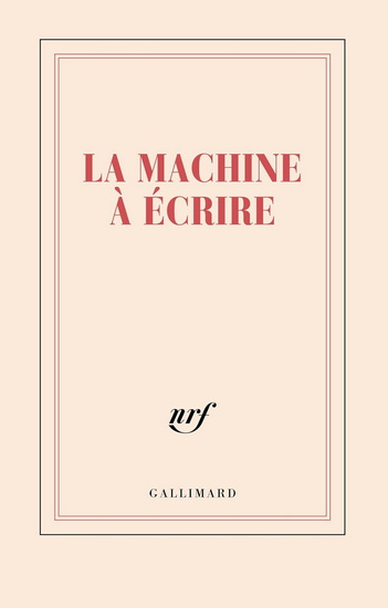 Le carnet - La machine à écrire 192p