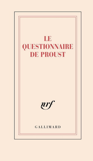 Le questionnaire de Proust