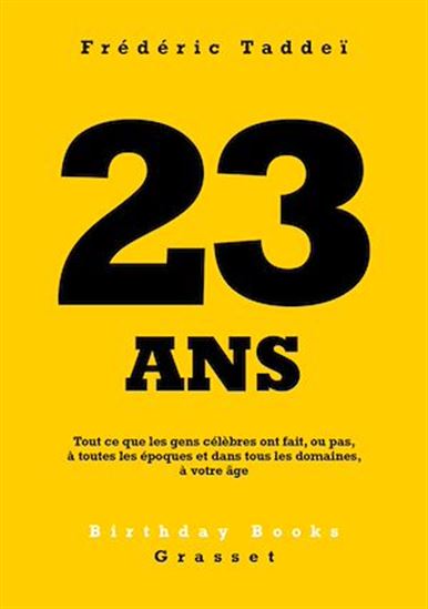 23 ans - FRÉDÉRIC TADDEÏ