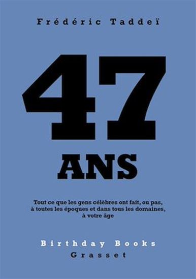 47 ans - FRÉDÉRIC TADDEÏ