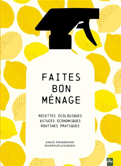 Faites bon ménage : recettes écologiques, astuces économiques, routines pratiques - ANAÏS PRIMERANO