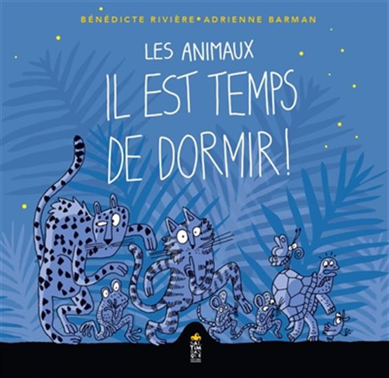 Les Animaux : il est temps de dormir ! - BÉNÉDICTE RIVIÈRE - ADRIENNE BARMAN