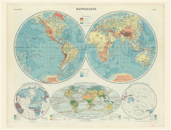 Mappemonde - FRANZ SCHRADER