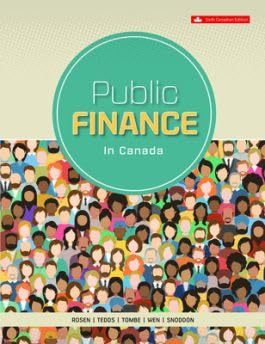 Public Finance in Canada 6th ed. - COLLECTIF
