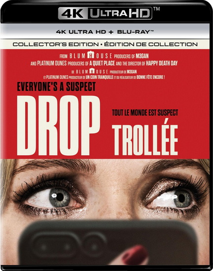 Drop (4K+Blu-ray) (TROLLÉE) - CHRISTOPHER LANDON