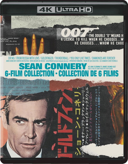 James Bond – Sean Connery Six Film Collection (4K+Blu-ray) - DIVERS