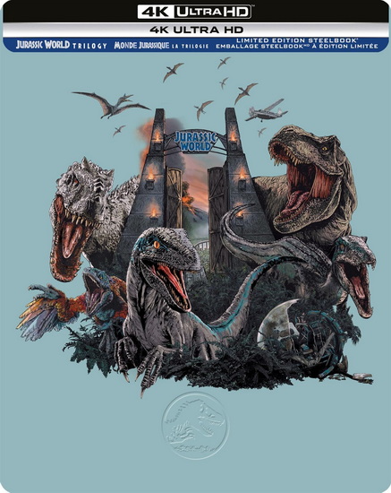 Jurassic World Trilogy (4K+Blu-ray) (Éd. de collection) - COLIN TREVORROW