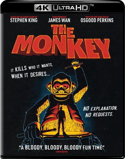 The Monkey (4K+Blu-ray) (Le singe) - OSGOOD PERKINS
