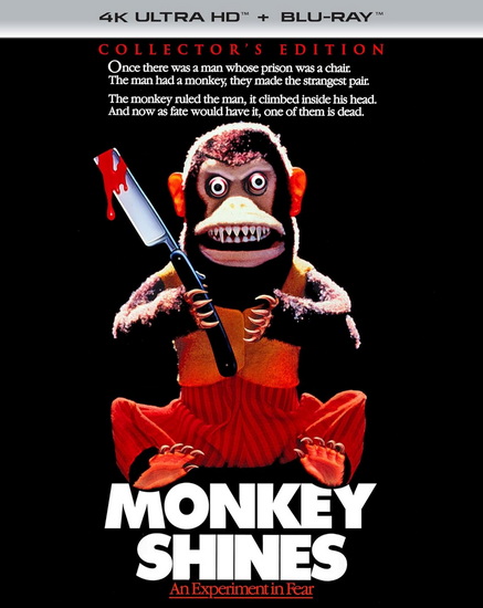 Monkey Shines (Éd. de collection) (4K+Blu-ray) - GEORGE A ROMERO