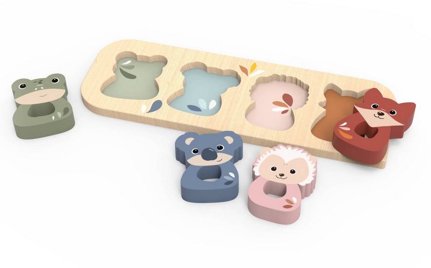 Puzzle 4 animaux