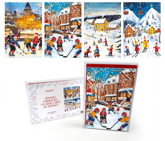Boite de cartes Noël - Souvenirs d'hiver (8)