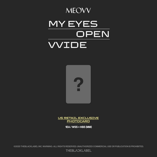 Meovv 1st EP Album &#39;My Eyes Open VVide&#39; (Meovv ver.) - MEOVV