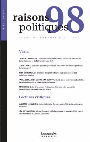 Raisons politiques #98 - COLLECTIF