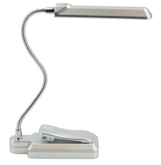 Lampe de lecture réglable DEL argent