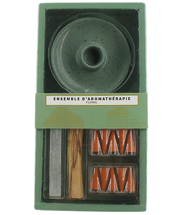 Ens. d&#39;aromathérapie floral