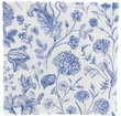 Serviette de table - Fleurs bleues
