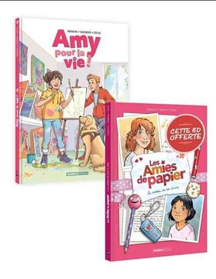 Amy pour la vie ! : Amies de papier : pack #01-02 - Collectif