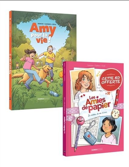 Amy pour la vie ! : Amies de papier : pack #01-03 - Collectif