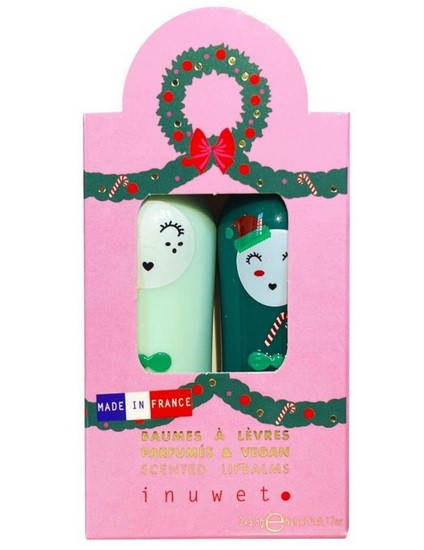 Duo de baumes à lèvres pomme et cerise