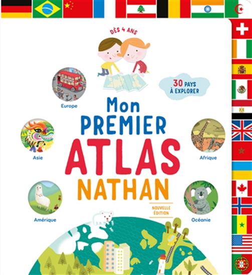 Mon premier atlas Nathan - FRANÇOISE DE GUIBERT - GÉRALDINE COSNEAU