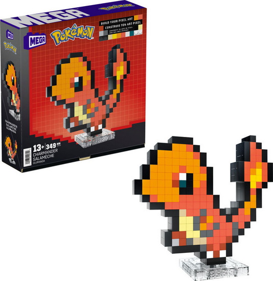 MEGA Pokémon Salamèche pixel