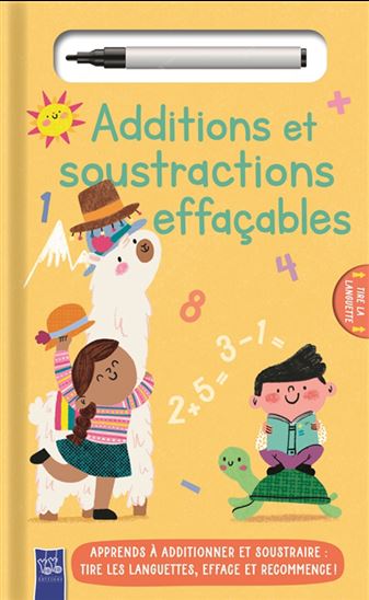 Additions et soustractions effaçables : apprends à additionner et soustraire - COLLECTIF