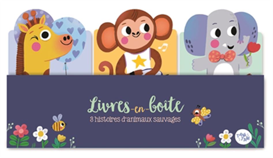 3 histoires d&#39;animaux sauvages Cof. 3 vls - COLLECTIF