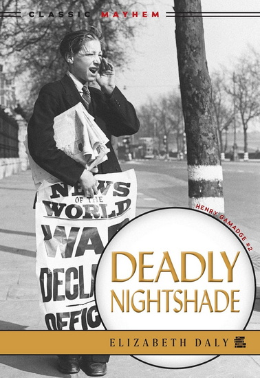 Deadly Nightshade - ELIZABETH DALY