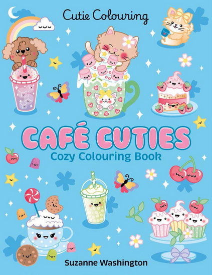Cafe Cuties: Colouring Book - COLLECTIF