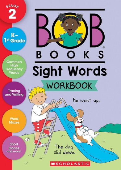 Bob Books - Sight Words Workbook | Phonics, Writing Practice, Ages 4 and up, Kindergarten, First Grade (Stage 2: Emerging Reader) - COLLECTIF