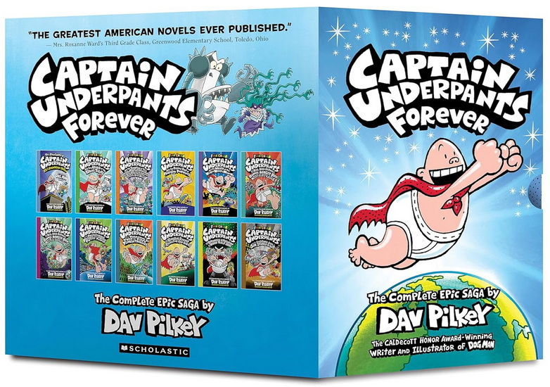 Captain Underpants Forever (Captain Underpants #1-12 Full-Color Boxed Set) - DAV PILKEY