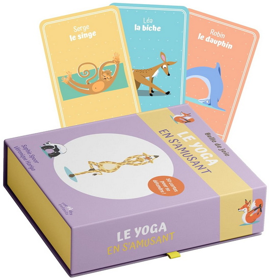 Le Yoga en s&#39;amusant : 50 cartes pour se détendre ! Cof. N. éd. - SOPHIE SPOOR - VÉRONIQUE HARIGA