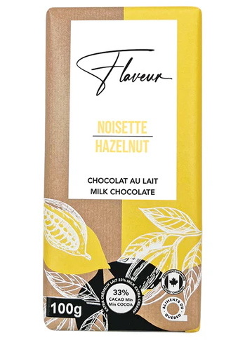 Chocolat au lait noisette 100g