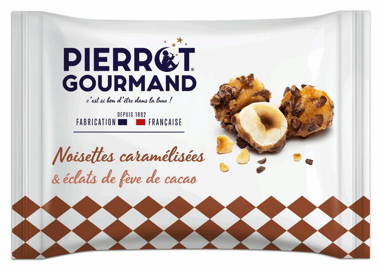 Noisettes carmalisées et cacao 45g