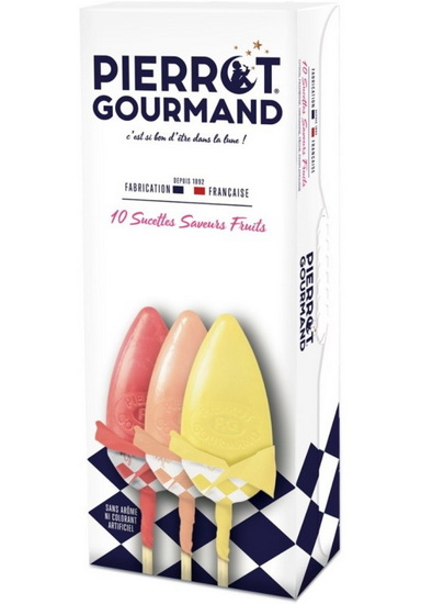 Boîte de 10 Sucettes au fruits 131g