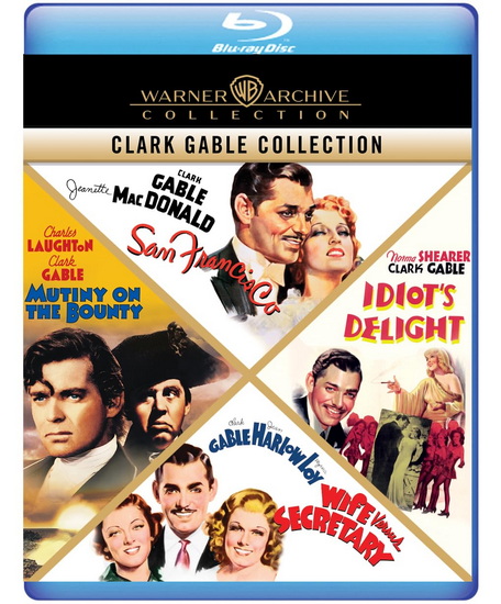 Clark Gable-4 Film Collection  (Blu-Ray)
