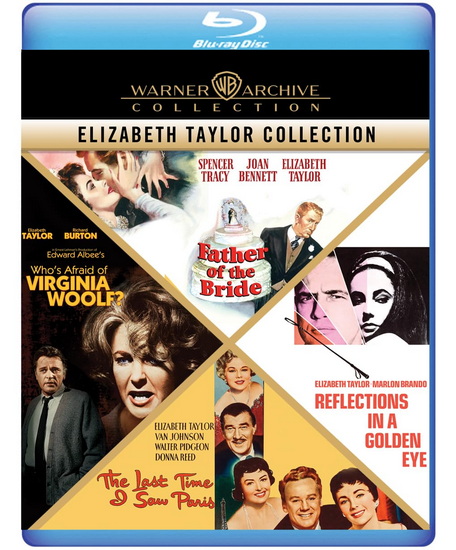 Elizabeth Taylor-4 Film Collection  (Blu-Ray)