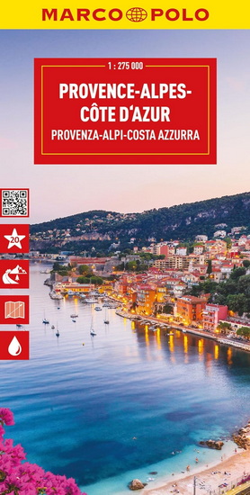 Provence Alps Cote D&#39;Azur Marco Polo Map - MARCO POLO
