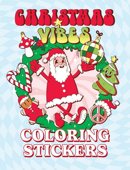 Christmas Vibes Coloring Stickers - COLLECTIF