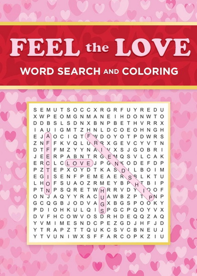 Feel the Love Word Search and Coloring - COLLECTIF