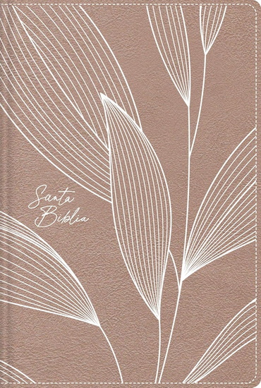 NBLA, Santa Biblia, Edición versificada, Tamaño bolsillo, Leathersoft, Con cierre, Oro Rosa, Palabras de Jesús en rojo, Comfort Print - COLLECTIF